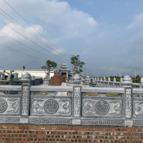 Lan can đá - Mẫu 03