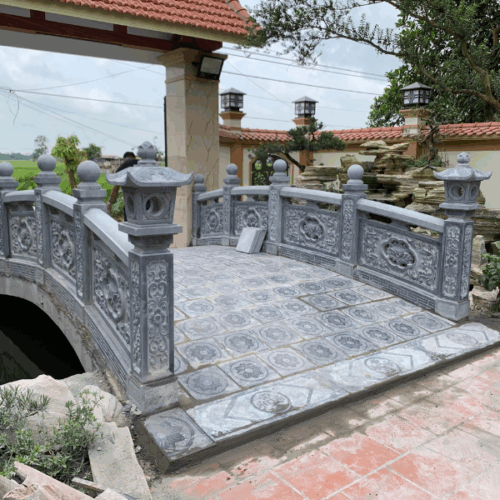 Lan can đá - Mẫu 06