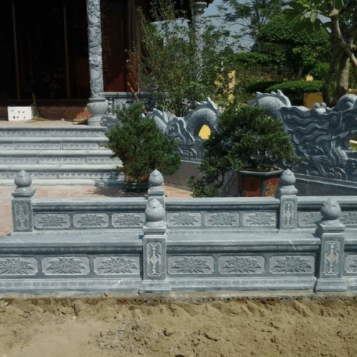 Lan can đá - Mẫu 08