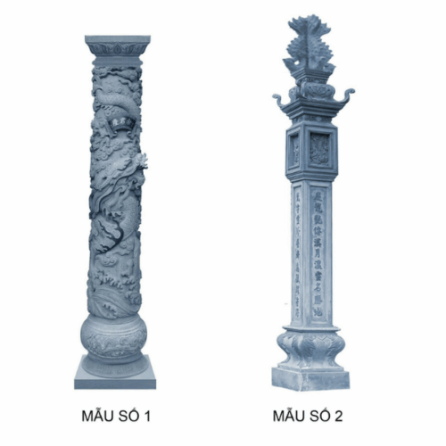 Cột đá nhà thờ - Mẫu 01