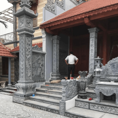 Cột đá nhà thờ - Mẫu 07