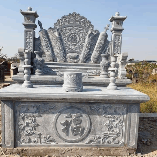 Bàn lễ đá - Mẫu 08