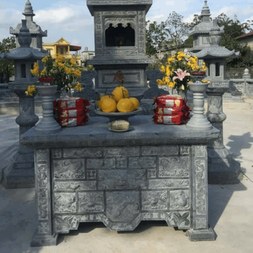 Bàn lễ đá - Mẫu 02